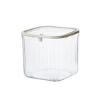 1-Piece Transparent Mini Desktop Storage Box, with Pop-Up Lid, Waterproof Multifunctional Storage Container, Laundry Detergent Dispenser Storage Box for Beads and Stain Remover Powder Storage, Suitable for Desktop, Kitchen, D